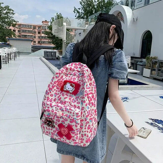 Hello Kitty by  Women'S Large Capacity Kawaii Backpack