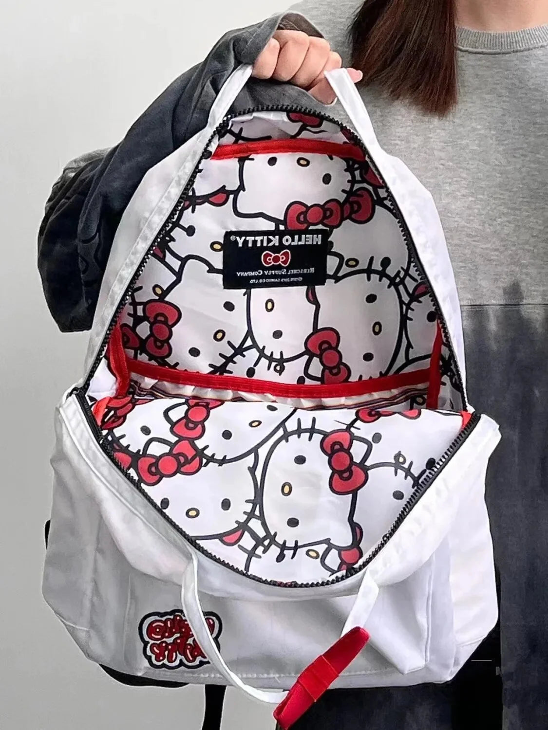 Hello Kitty by  Women'S Large Capacity Kawaii Backpack